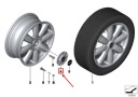 КРИШКА NABENABDECKUNG СРІБНА BMW R50 R53 R56 ОРИГІНАЛЬНИЙ 36136771002  фото 8