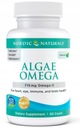 Nordic Naturals ALGAE vegánske Omega-3 715 mg 60 kapsúl Forma kapsuly