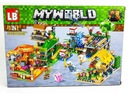 Klocki minecraft my world LB 860 wioska farma tor kulkowy