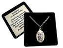 Медальон Ангел-Хранитель + цепочка 70 см Молитва