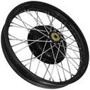 ОБОД КОЛЕСА 19x2,15 ПОЛУБАРАБАННЫЕ СПИЦЫ ПЕРЕДНЯЯ ЗАДНЯЯ M72