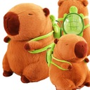 MASKOTKA KAPIBARA Z PLECAKIEM ŻÓŁWIKIEM PLUSZOWYM PLUSZAK