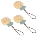 3PCS Блек Мультфільм Софт Гарненький Тег Прикраса aiflystore WW