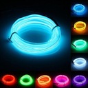 6X CABLE DE FIBRA ÓPTICA EL WIRE DIODO LUMINOSO LED RGB AMBIENT CONTROL REMOTO 2X8M 