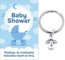 СПАСИБО ГОСТЯМ ПОДАРОК ​​BABY SHOWER БРЕЛОК С АНГЕЛОМ СУВЕНИР
