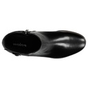 Dámske členkové čižmy Wojas čierne z reliéfnej kože na zips veľ.37 Značka Wojas