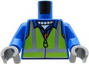 LEGO figura felsőtest - fényvisszaverő mellény