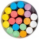 ASTRA FUN JUMBO COLOR CHALK 20 шт. в ведре, малопылящий.