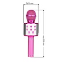 Игрушка-микрофон для караоке для детей с динамиком ECHO Manta Bluetooth Pink