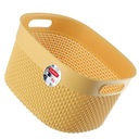 КОРЗИНА-КОНТЕЙНЕР CURVER 6Л ОРГАНАЙЗЕР ЖЕЛТЫЙ ЭКО