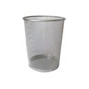 Druciany kosz okrągły 12l srebrny Selvie