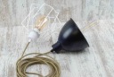 Бежевый плетеный кабель плетеный кабель BOHO лофт ретро паук лампы DIY