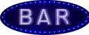 Рекламная светодиодная вывеска BAR BAR