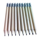 10 шт. карандаши для рисования с ластиками, удобные короткие деревянные рисунки для письма