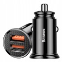 ЗАРЯДНИЙ ПРИСТРІЙ АВТОМОБІЛЬНА BASEUS 2X USB 5000 MAH 30W QC 3.0 AFC  (17529747192) фото min 7