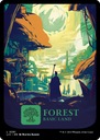 MTG Forest *Полноформатная* ФОЛЬГА