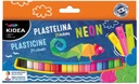 Неоновый школьный пластилин 24 цвета для детей Soft 3+ Kidea PMIX24KA