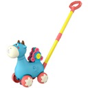 PUSHER PUSH ON A STICK COW PINK BUBBLE МАШИНА