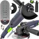 УГЛОВАЯ ШЛИФМАШИНА DIAX МОЩНАЯ УГЛОВАЯ ШЛИФМАШИНА 1600ВТ С РЕГУЛИРОВКОЙ + 10 ДИСКОВ