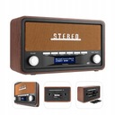 Ретро-радио-будильник DAB+ FM с батарейным питанием — 50 Вт