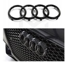 EMBLEMA PARTE DELANTERA AUDI A3, A4 B7, B8, A5 NEGRO 273MM 