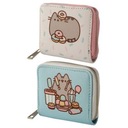 Portmonetka PUSHEEN wielokolorowy portfel biało różowy lub niebiesko biały