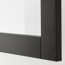 IKEA BESTA Vitrína čiernahnedá Sindvik 60x42x64 cm Hĺbka nábytku 42 cm