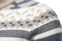 Nový pánsky sveter s imitáciou noriek, mäkký a pohodlný Dominujúci materiál polyester