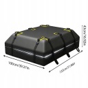 SAC TOITS HYDROFUGE 132X100X43CM 600L PLIANTE KOMBINACJA SERRUREphoto 14