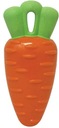 Морковь плотно скрипучая игрушка для собак TPR 15 см