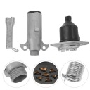 KIT ARGENTÉ 7-PINOWY WYTRZYMALY CONNECTEUR CÂBLAGE ÉLECTRIQUE VERS REMORQUE AUTOMOBILESphoto 16