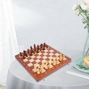 Składane drewniane szachy Marka bez marki