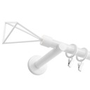 БЕЛЫЙ МЕТАЛЛИЧЕСКИЙ КАРДИН FI 19 мм / 120 см РАЗЛИЧНЫЕ МОДЕЛИ