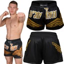 ТРЕНИРОВОЧНЫЕ ШОРТЫ BELTOR MUAY THAI 02 ЧЕРНОЕ ЗОЛОТО, РАЗМЕР XL