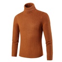 Pánsky jednofarebný sveter na každý deň s dlhým Veľkosť XL