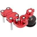 STYLOWY RED LANGUAGE MOTORCYCLE TENSIONER ROLLERS MATERIAL CNC  photo 5