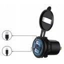 SPARKY ГНІЗДО АВТОМОБІЛЬНИЙ MONTAZOWE ЗАРЯДНИЙ ПРИСТРІЙ 3-PORTOWY USB QC 3.0 1224V  (18729445645) фото min 8