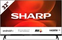 Sharp 32FH2EA 32-дюймовый HD-телевизор с ОС Android и Bluetooth со светодиодной подсветкой