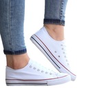 БЕЛЫЕ ГЛАДКИЕ ЖЕНСКИЕ КРОССОВКИ НА ШНУРОВКЕ 41