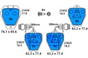 ZAPATAS DE FRENADO AUDI A6 S6 94-97 AUDI A6 AVANT (4A, 