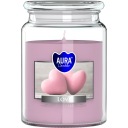 ПАРАФИНОВАЯ СВЕЧА АРОМАТИЧЕСКАЯ СВЕЧА В СТЕКЛЕ 100Н 500Г BISPOL LOVE