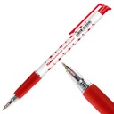 Ручка TOMA со ЗВЕЗДАМИ, кликабельная, красная TO-069