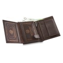 BETLEWSKI Кожаный мужской кошелек с кожаными карточками для монет
