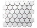 MOZAIKA CERAMICZNA CIRCLE DOTS WHITE