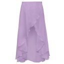 ДЛИННАЯ ШИФОНОВАЯ ЮБКА ДЛЯ БАЛЕТНЫХ ТАНЦЕВ 134/152