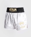 Venum Шорты для муай тай Classic Shorts белые черные золотые размер XL