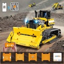 PROGRAMOVATEĽNÝ ROBOT VEĽKÝ KONŠTRUKČNÝ SET APP A DIAĽKOVÉ OVLÁDANIE 452KS Materiál plast