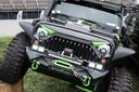 LUCES DIRECCIONALES DIODO LUMINOSO LED W REJILLA DE RADIADOR NEGRAS DYMIONE JEEP WRANGLER JK 07-18 JUEGO 