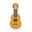 Ukulele - odznak, brošňa - farba žltá EAN (GTIN) 3615434806110