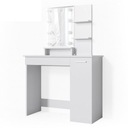 TOALETKA JULIA BIAŁA Z OŚWIETLENIEM LED VICCO